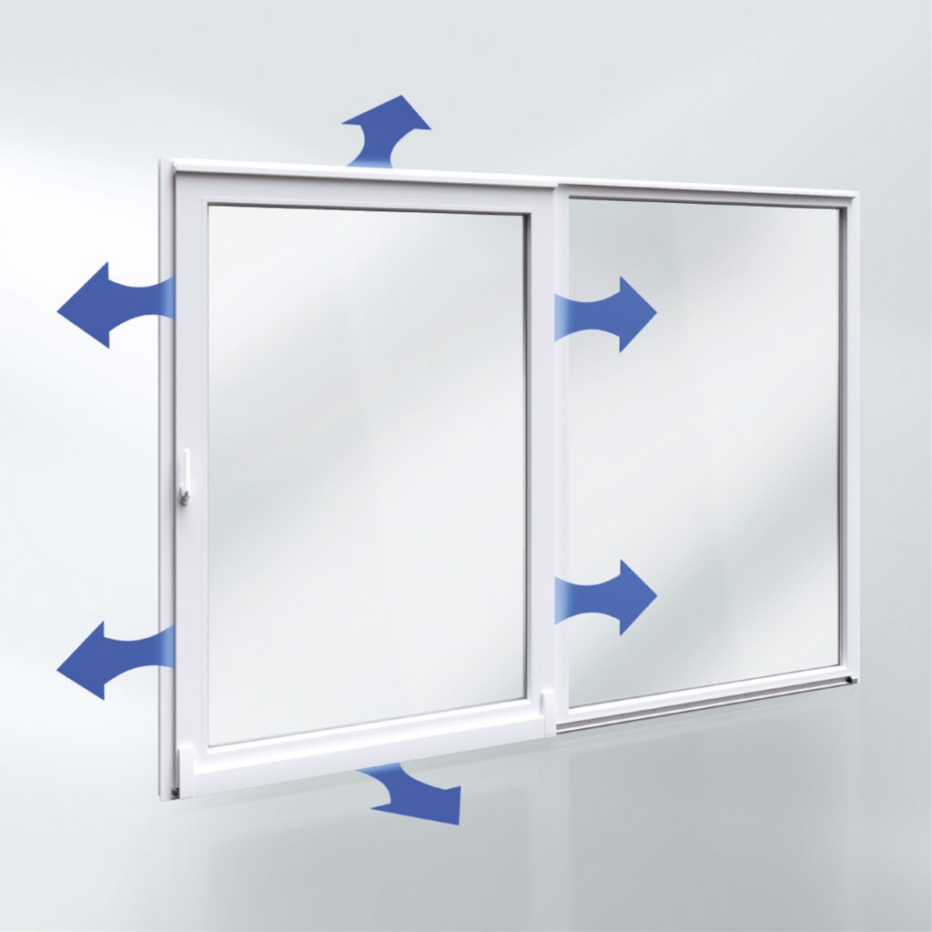 Schüco Sliding Ventilation Fitting